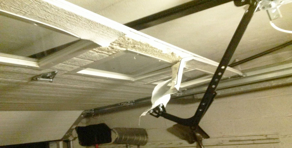 brokengarageopener Broken garage opener in Pleasant Prairie Wisconsin
